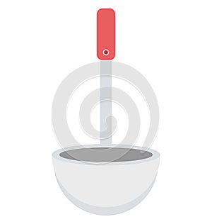 Ladle Isolated Vector Icon editable
