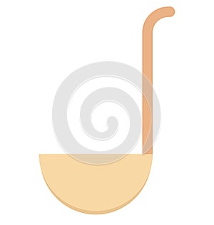 Ladle Isolated Vector Icon editable