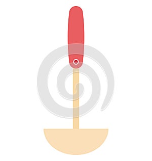 Ladle Isolated Vector Icon editable