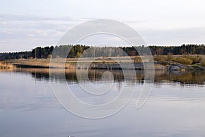 Ladoga lake in Karelia