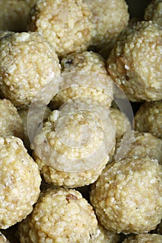 Ladoo - laddu is a sweet dish from India