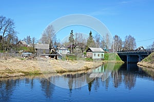 Ladozhka river (Elena river) at the Staraya Ladoga