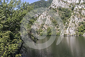 Ladscape of Krichim Reservoir at Rhodopes Mountain, Bulgaria