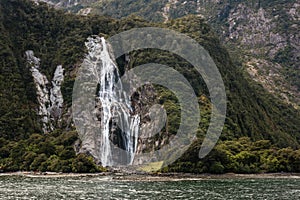 Lady Bowen Falls in Milford Sound