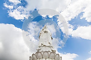 Lady Buddha pagoda in Son Tra Vietnam photo