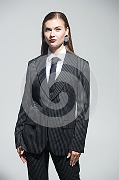 Lady in business suit