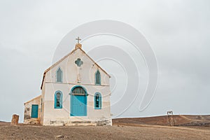 Lady of Compassion church built in 1853, the oldest church of Sal Island, Pedra de Lume, Cape Verde Islands, Africa