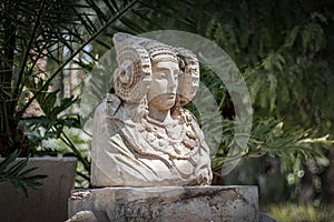 Lady of Elche in Elche\'s Huerto Del Cura botanical garden_2 photo