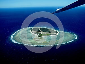 Lady Elliot Island from the air photo