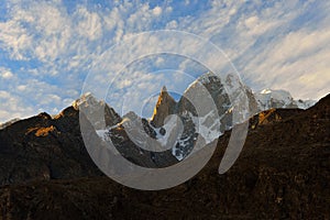 Lady Finger Peak in Karakoram Region.