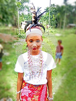 Lady from garo community