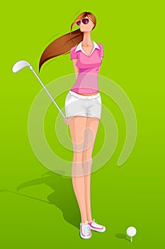 Lady Golfer