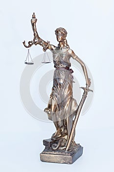 Lady justice figure