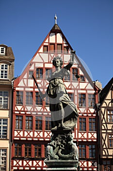 Lady Justice in Frankfurt