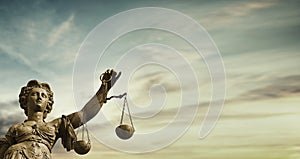 Lady Justice moral judicial system photo