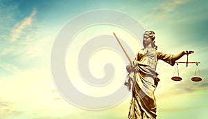 Lady Justice moral judicial system