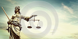 Lady Justice moral judicial system photo