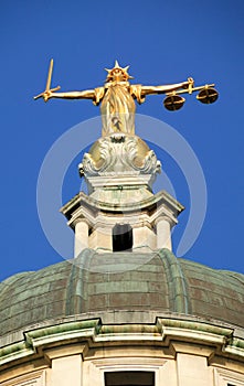 Lady of Justice The Old Bailey photo