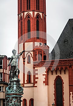 Lady Justice Statue in Frankfurt Germany