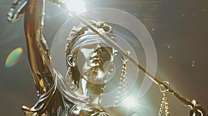 The Lady Justice Statue.AI generated image