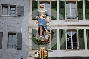 Lady Justice statue in Lausanne