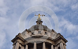 Lady Justice statue, Old Bailey, London