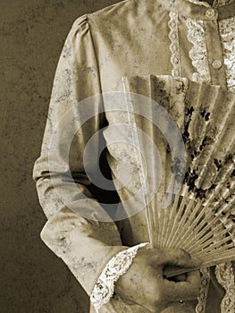 Lady with the Paper Fan