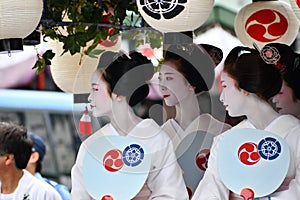 Lady`s Parade of Gion festival, Kyoto Japan
