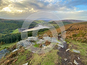 Ladybower Lake running through the Peaks