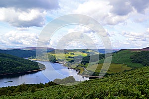 Ladybower Reservoir.