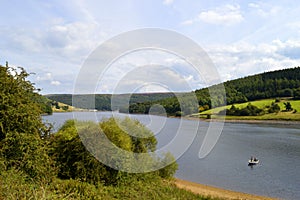 Ladybower reservoir in Derbyshire