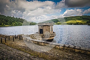The ladybower Reservoir  in the Peak district