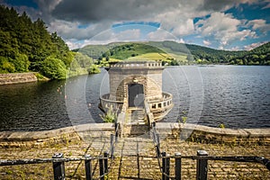 The ladybower Reservoir  in the Peak district