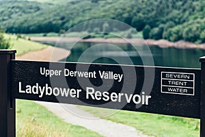 Ladybower Reservoir in Peak District National Park