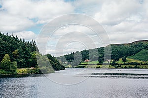 Ladybower Reservoir during summer