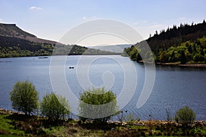 Ladybower Reservoir View South  From the Snake Pass