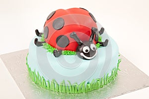 Ladybug Cake