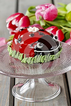 Ladybug cake