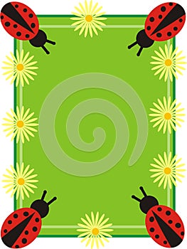 Ladybug frame