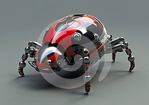 Ladybug robot with the technological solutions of the future.