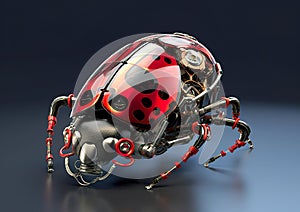 Ladybug robot with the technological solutions of the future.