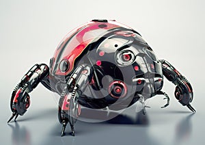 Ladybug robot with the technological solutions of the future.