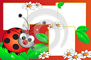 Ladybug scrapbook