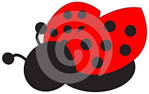 Ladybugs clip art 2