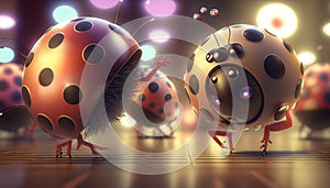 Ladybugs Disco Party