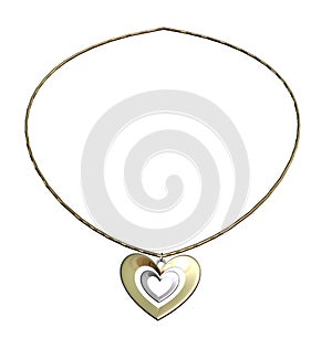 Ladys heart necklace. ideal christmas gift