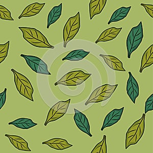 Laef pattern vector illustration