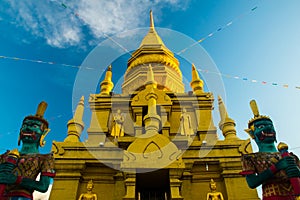 Laem Sor Pagoda temple with Big Buddha statue in Koh Samui, Thailand
