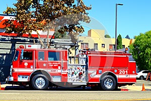 LAFD Los Angeles Fire Department Truck - Los Angeles, California