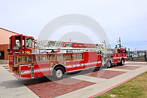 LAFD Los Angeles Fire Department Truck - Los Angeles, California